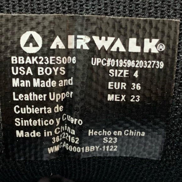 NEW! Boy's AIRWALK Huntington SMILEY FACE Skateboard SNEAKERS Athletic SHOES 4 - Picture 6 of 6